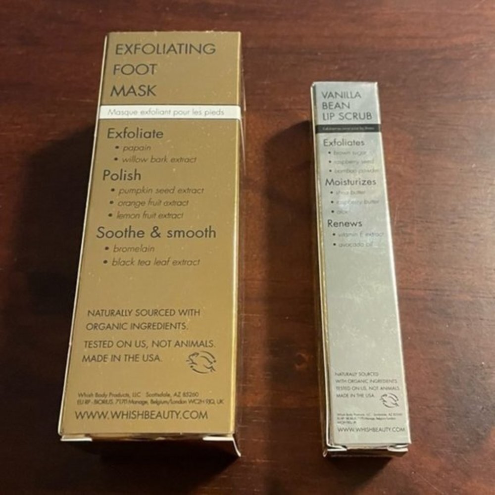 ✨WHISH bundle lip scrub and foot mask - Picture 3 of 3